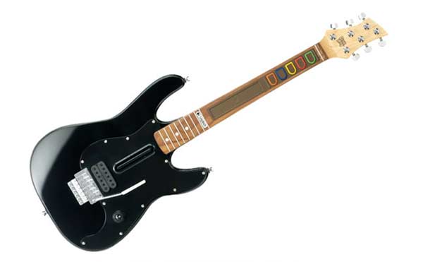 Гитара-контроллер для игры Guitar Hero: Logitech Wireless Guitar Controller
