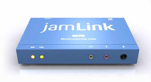 Сетевой аудиоинтерфейс jamLink, вид спереди