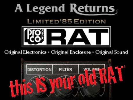 гитарная педаль Pro Co RAT Distortion