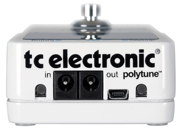 Полифонический тюнер T.C.Electronic PolyTune, вид сзади