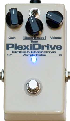 Wampler Pedals Plexidrive. Вид сверху.